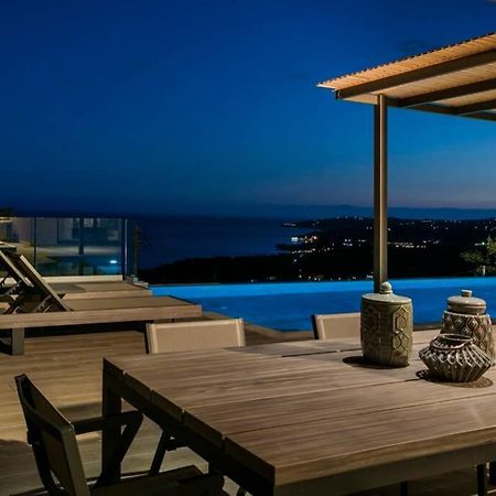 Color Villas-New Villa Green At Trapezaki With Private Pool Mousata Eksteriør bilde