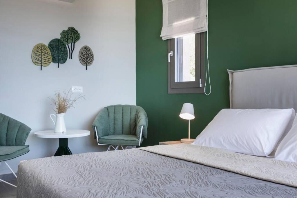 Color Villas-New Villa Green At Trapezaki With Private Pool Mousata Eksteriør bilde
